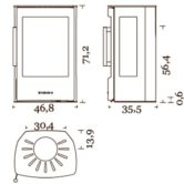 Energy stove WIKING Miro 1 – Τζάκια Κότσιφας